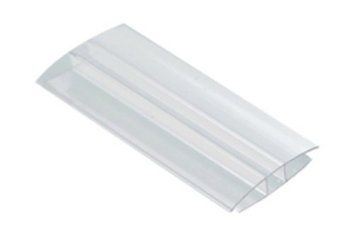 H-channel trim profile for polycarbonate panel edges